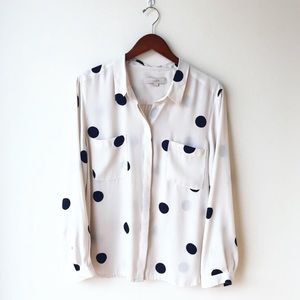 XL LOFT Button Down Blouse